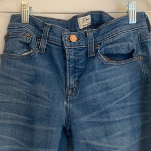 J Crew Toothpick Denim Jeans Size 26